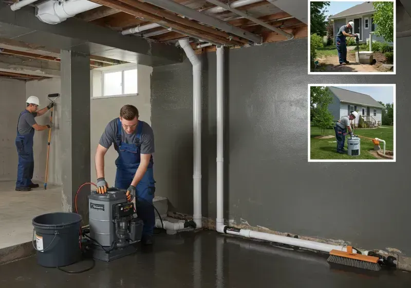 Basement Waterproofing and Flood Prevention process in Walcott, IA